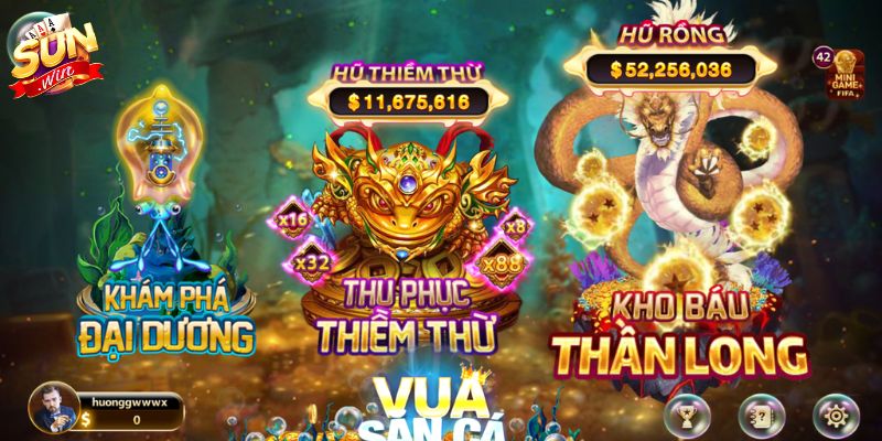 Các quy tắc tham gia bắn cá tại cổng game SUNWIN