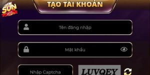 Điền thông tin đăng ký SUNWIN theo yêu cầu 