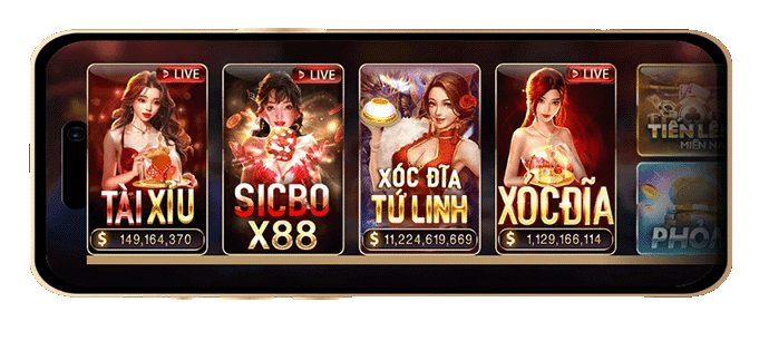 Giao diện sunwin bản mobile