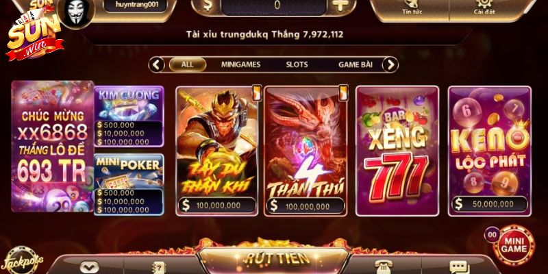 Top những tựa game nổ hũ SUNWIN không nên bỏ lỡ